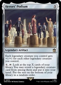 Heroes' Podium (Surge Foil) - Universes Beyond: Doctor Who - Magic: The Gathering card