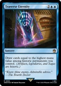 Traverse Eternity (Surge Foil) - Universes Beyond: Doctor Who - Magic: The Gathering card