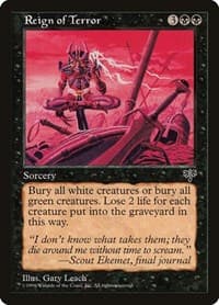 Reign of Terror - Mirage - Magic: The Gathering card