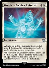 Banish to Another Universe (Surge Foil) - Universes Beyond: Doctor Who - Magic: The Gathering card