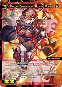 Flathro Commander, Roaring Flame - Super Diva Deck: Double Heroines - WIXOSS card