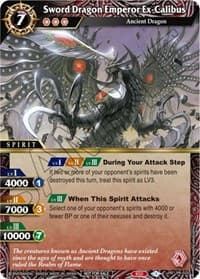 Sword Dragon Emperor Ex-Calibus (Tournament Pack Vol. 3) - Launch & Event Promos - Battle Spirits Saga card