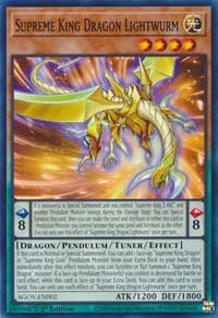 Supreme King Dragon Lightwurm - Age of Overlord - YuGiOh card