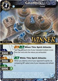 Galadbolg (Tournament Pack Vol. 3 -Winner-) - Launch & Event Promos - Battle Spirits Saga card