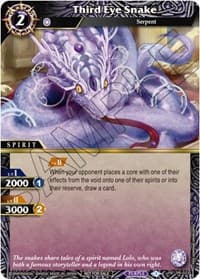 Third Eye Snake (Tournament Pack Vol. 3) - Launch & Event Promos - Battle Spirits Saga card
