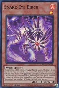 Snake-Eye Birch - Age of Overlord - YuGiOh card