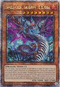 Snake-Eyes Flamberge Dragon (Quarter Century Secret Rare) - Age of Overlord - YuGiOh card