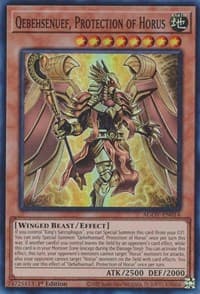 Qebehsenuef, Protection of Horus - Age of Overlord - YuGiOh card