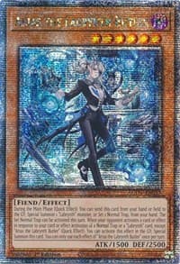 Arias the Labrynth Butler (Quarter Century Secret Rare) - Age of Overlord - YuGiOh card