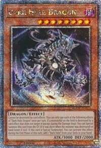 Dark Hole Dragon (Quarter Century Secret Rare) - Age of Overlord - YuGiOh card