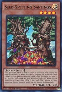 Seed-Spitting Saplings - Age of Overlord - YuGiOh card