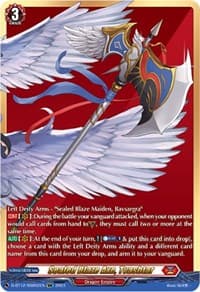 Sealed Blaze Axe, Tvashtar (BSR) - D-BT12: Evenfall Onslaught - Cardfight Vanguard card