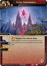 Ruby Sanctuary (Judge Pack Vol. 3) - Launch & Event Promos - Battle Spirits Saga card