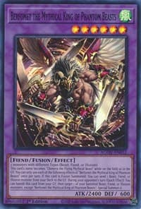 Berfomet the Mythical King of Phantom Beasts - Age of Overlord - YuGiOh card