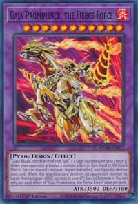 Gaia Prominence, the Fierce Force - Age of Overlord - YuGiOh card