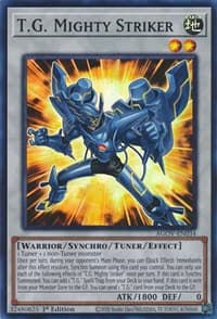 T.G. Mighty Striker - Age of Overlord - YuGiOh card
