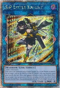 S:P Little Knight (Quarter Century Secret Rare) - Age of Overlord - YuGiOh card