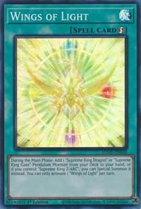 Wings of Light - Age of Overlord - YuGiOh card