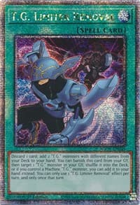 T.G. Limiter Removal (Quarter Century Secret Rare) - Age of Overlord - YuGiOh card