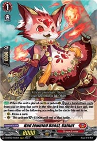 Red Jeweled Beast, Galnet - D-BT12: Evenfall Onslaught - Cardfight Vanguard card