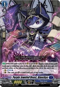 Purple Jeweled Beast, Almethys - D-BT12: Evenfall Onslaught - Cardfight Vanguard card