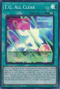 T.G. All Clear - Age of Overlord - YuGiOh card
