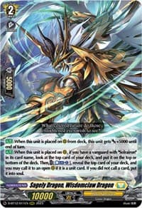Sagely Dragon, Wisdomclaw Dragon - D-BT12: Evenfall Onslaught - Cardfight Vanguard card