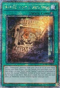 WANTED: Seeker of Sinful Spoils (Quarter Century Secret Rare) - Age of Overlord - YuGiOh card