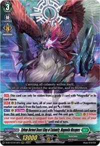 Sylvan Horned Beast King of Calamity, Magnolia Masques - D-BT12: Evenfall Onslaught - Cardfight Vanguard card