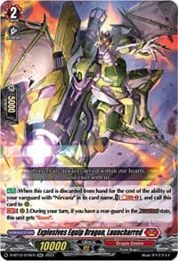 Explosives Equip Dragon, Launcharred - D-BT12: Evenfall Onslaught - Cardfight Vanguard card
