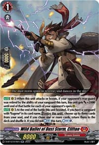 Wild Bullet of Dust Storm, Clifton - D-BT12: Evenfall Onslaught - Cardfight Vanguard card