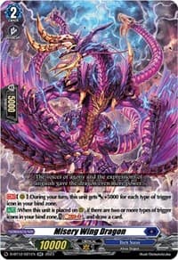 Misery Wing Dragon - D-BT12: Evenfall Onslaught - Cardfight Vanguard card