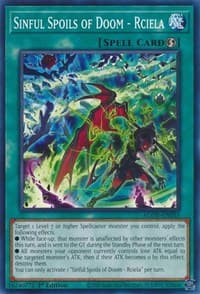 Sinful Spoils of Doom - Rciela - Age of Overlord - YuGiOh card