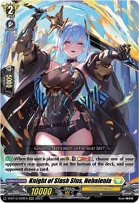 Knight of Slash Sins, Nehalenia - D-BT12: Evenfall Onslaught - Cardfight Vanguard card
