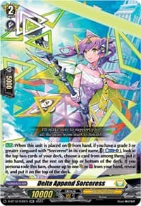 Delta Append Sorceress - D-BT12: Evenfall Onslaught - Cardfight Vanguard card