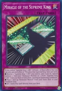 Miracle of the Supreme King - Age of Overlord - YuGiOh card