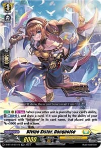 Divine Sister, Dacquoise - D-BT12: Evenfall Onslaught - Cardfight Vanguard card