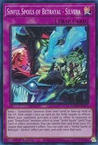 Sinful Spoils of Betrayal - Silvera - Age of Overlord - YuGiOh card