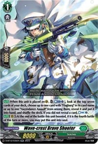 Wave-crest Brave Shooter - D-BT12: Evenfall Onslaught - Cardfight Vanguard card
