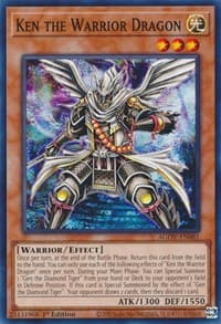 Ken the Warrior Dragon - Age of Overlord - YuGiOh card