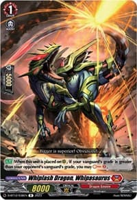 Whiplash Dragon, Whipasaurus - D-BT12: Evenfall Onslaught - Cardfight Vanguard card