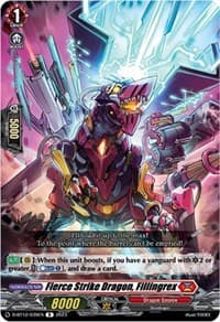 Fierce Strike Dragon, Fillingrex - D-BT12: Evenfall Onslaught - Cardfight Vanguard card