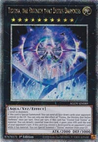 Tistina, the Divinity that Defies Darkness (Quarter Century Secret Rare) - Age of Overlord - YuGiOh card