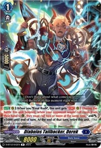 Diabolos Tailbacker, Derek - D-BT12: Evenfall Onslaught - Cardfight Vanguard card