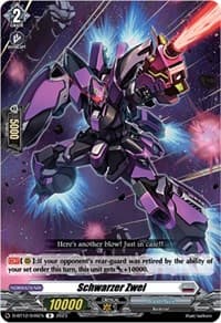 Schwarzer Zwei - D-BT12: Evenfall Onslaught - Cardfight Vanguard card