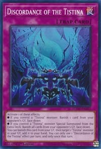 Discordance of the Tistina - Age of Overlord - YuGiOh card
