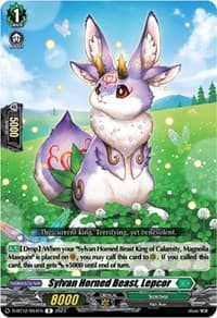 Sylvan Horned Beast, Lepcor - D-BT12: Evenfall Onslaught - Cardfight Vanguard card