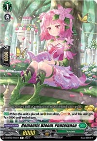 Romantic Bloom, Pentelanse - D-BT12: Evenfall Onslaught - Cardfight Vanguard card