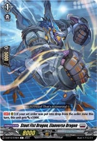 Stout Fist Dragon, Elanverse Dragon - D-BT12: Evenfall Onslaught - Cardfight Vanguard card