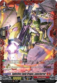 Explosives Equip Dragon, Launcharred (FR) - D-BT12: Evenfall Onslaught - Cardfight Vanguard card